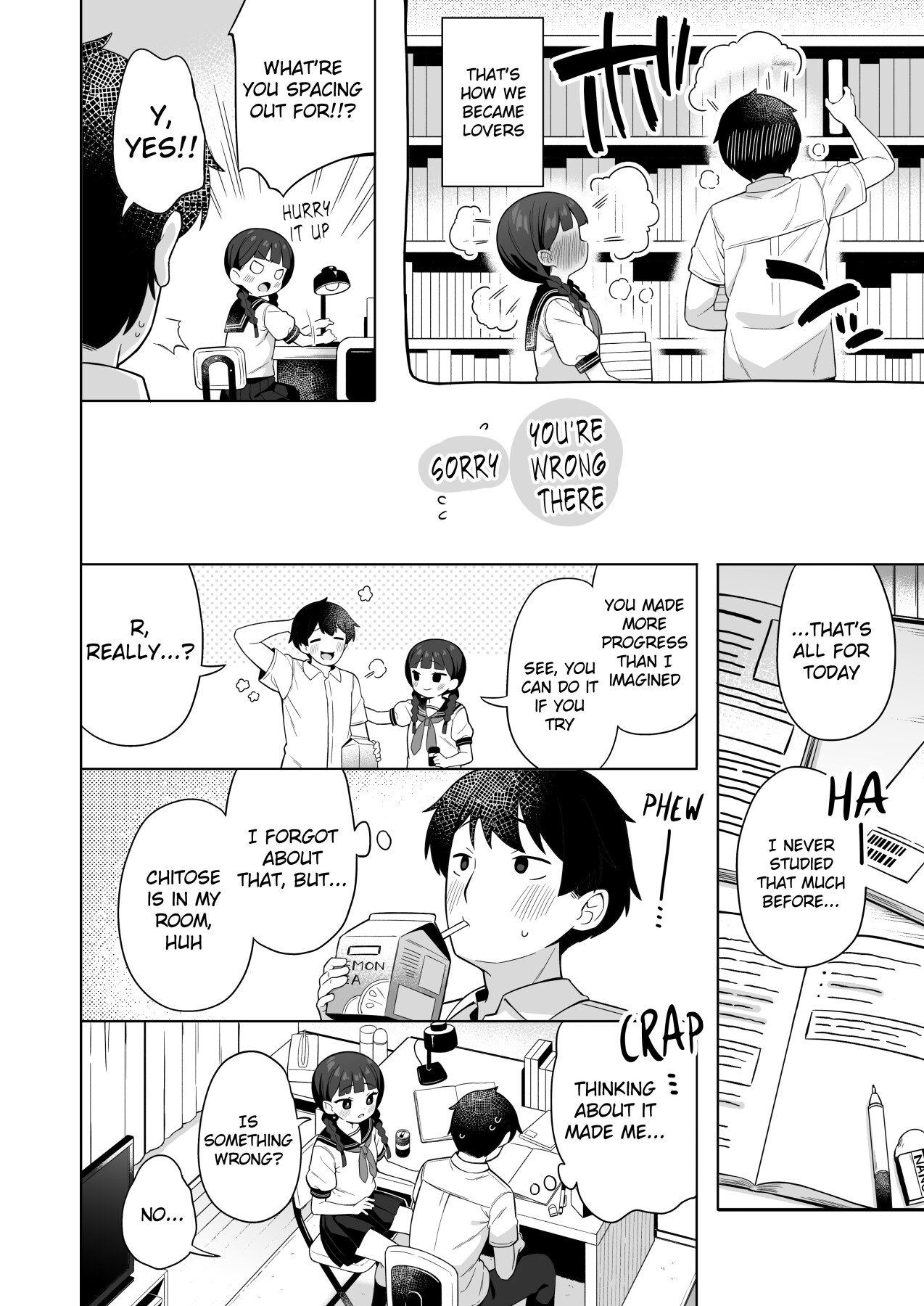 Hentai Manga Comic-The tiny class president shows me her secrets.-Read-5